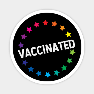 VACCINATED - Vaccinate against the Virus, End the Pandemic! Pro Vax Magnet